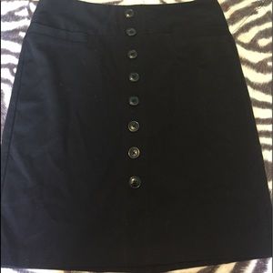 Black pencil skirt
